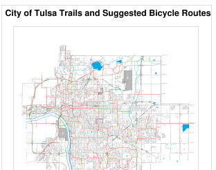View Tulsa Trails & Bikeways Map